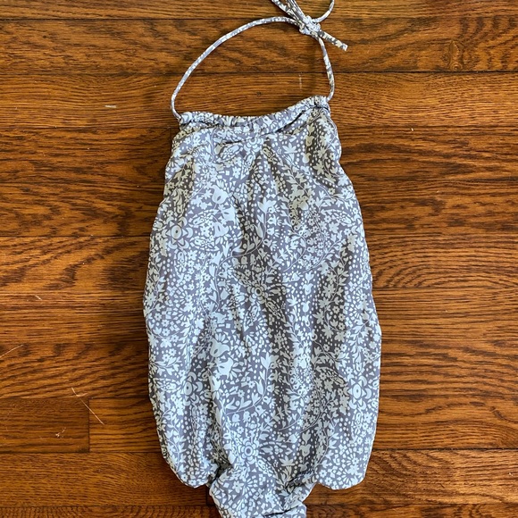 Ele Swims Other - Ele Swims grey floral halter one piece